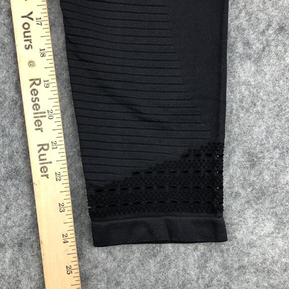 Fashion Nova Compression Leggings Medium Black High Rise SLIMMING Elastic Waist - Picture 8 of 9